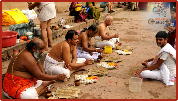 Pinddaan rituals at Brahma Kapal Badrinath