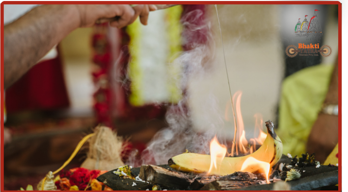 Vedic wedding mandap at Rishikesh