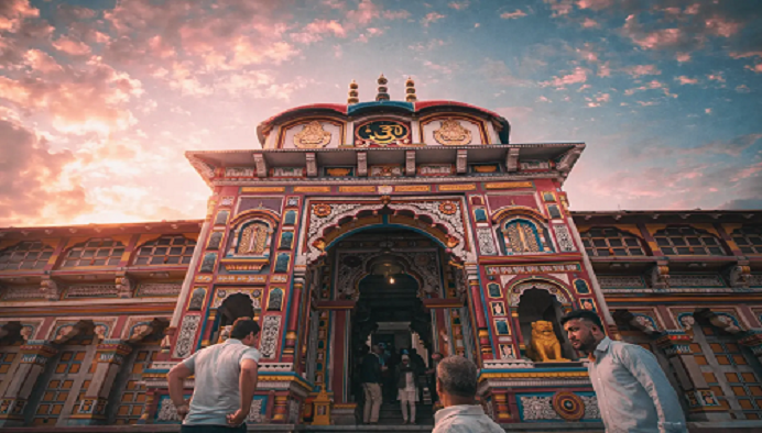 Badrinath Temple shrine Himalayas