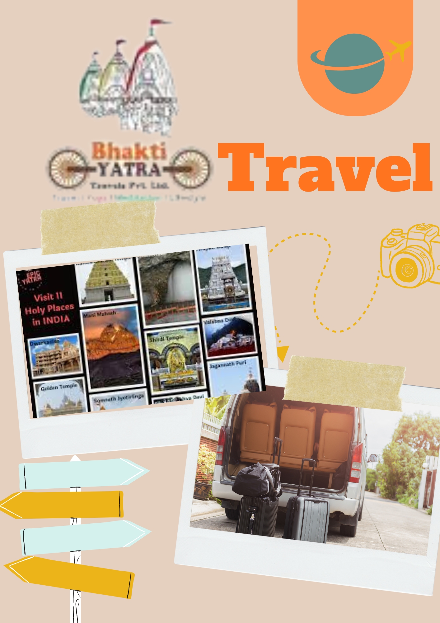 10 Pilgrim Place Yatra By Bhakti Yatra Travels